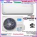 Тепловой насос (кондиционер) Midea MSAB-24HRFN8-I/MSAB-24HRFN8-O серии Aurora DC Inverter для 70 м2
