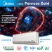Тепловой насос (кондиционер) Midea MSXT-09HRFN8-GOLD-I /MSXT-09HRFN8-O серия PENROSE Inverter для 30 м2 - купить в Киеве, Днепре, Одессе, Запорожье, Харькове, Львове,  Чернигове, Черкассах, Николаеве, Херсоне,Кривом Роге,Полтаве, Ивано-Франковске
